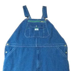 Liberty Overalls Denim Carpenter Jean Bib Dungarees 100% Cotton 46 x 28